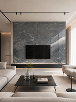 Dalles de marbre gris-blanc polies modernes et écologiques sur mesure pour cuisines, villas, escaliers intérieurs, hôtels et tables basses