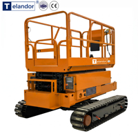 Plateforme élévatrice à ciseaux automotrice 10,3 m 250 kg pour travaux aériens sur site minier, service personnalisé
