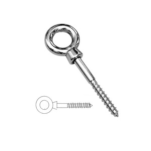 Vis à œil en acier inoxydable, vis à bois M5 M6 M8 M10, quincaillerie industrielle pour meubles, accessoires de suspension - Product Image 4