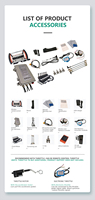 Control Remoto Inalámbrico por Radio para Grúas Industriales, Código Fijo, IP68 Impermeable, Bomba de Concreto, Motores de Doble Embrague de 12v o 24v CC