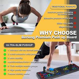 Soporte Plegable para Flexiones, Equipo Portátil de Entrenamiento de Fuerza para Gimnasio en Casa, Soporte Resistente para Flexiones, Equipo de Fitness para Hombres y Mujeres - Product Image 5