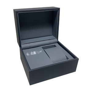 Side watch packing box gift clamshell watch box Black gift decoration box
