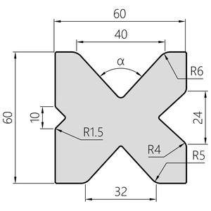 OIVACO Industrial Press Brake Tooling, Durable <strong>Bending</strong> Dies Compatible with Amada/<strong>Trumpf</strong> - Product Image 6