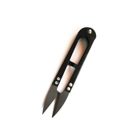 Ciseaux de pêche Palmer en forme de U, mini-ciseaux pour papier et fil, manche en plastique, ciseaux en acier