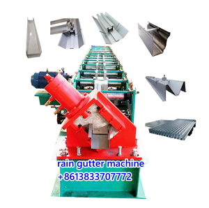 Mưa máng xối Máy làm kim loại tấm máng xối Máy Uốn tự động nhà kính máy để làm cho nước máng xối - Product Image 3