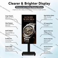 Écran publicitaire LCD 2K 4K de 32, 43, 49, 55, 65 pouces, 300-3000 nits, pour affichage numérique intérieur et extérieur sur supports