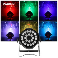 Projecteurs LED Zoom 4-en-1 RGBW 24*3W intelligents, contrôle DMX512, indice de protection IP33, en aluminium moulé sous pression, pour événements, clubs, concerts, DJ, discothèques, éclairage de scène