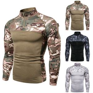 T-shirt tactique camouflage pour homme, manches longues, chemise de combat - Product Image 2