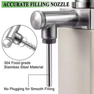 เครื่องบรรจุของเหลว A03 <span class=keywords><strong>Pro</strong></span> <span class=keywords><strong>5</strong></span>-50มล. 10-100มล. น้ำผลไม้ครีมน้ำมันมะกอกขวดเล็กแบบแมนนวล - Product Image 5