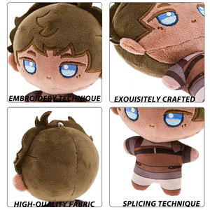 毛绒娃娃制造商毛绒玩具创作者定制3D刺绣脸毛绒娃娃，看起来像你Kpop娃娃 - Product Image 2