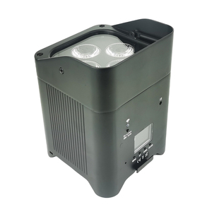 Mini <span class=keywords><strong>LED</strong></span> uplight 4x18W rgbwa UV 6in1 không dây <span class=keywords><strong>DMX</strong></span> uplights <span class=keywords><strong>LED</strong></span> mệnh Pin hoạt động lên - Product Image 5