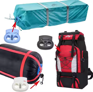 विभिन्न कपड़ों और बैकपैक्स के लिए डबल-होल धातु रस्सी समायोजन बकल - Product Image 6