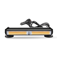 Barre lumineuse LED d'urgence double face étanche pour toit et calandre avant, barres lumineuses COB magnétiques, lumière d'avertissement de sécurité