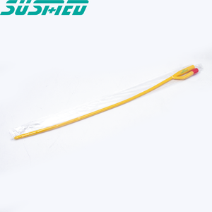 Tabung kateter <span class=keywords><strong>Foley</strong></span> lateks berlapis silikon 2 arah kualitas tinggi - Product Image 5