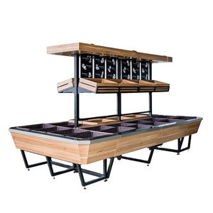 Góndola Metálica para Frutas y Verduras del <span class=keywords><strong>Mercado</strong></span> de Alimentos Frescos Vegetable Mart - Product Image 1