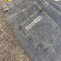 New Designer Trendy Brand Men's Jeans High Quality Embroidery logo Denim Pants Wholesale Protect ldn Jeans for Men