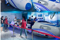 Simulateur de vaisseaux spatiaux personnalisable 9D VR pour parc d'aventure intérieur, pour enfants, capacité supérieure à 500 kg, jusqu'à 4 passagers