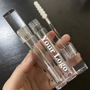 ISMAN - Tubo de Rímel Cuadrado Transparente de 5 ml al por Mayor, Envase de Delineador de Ojos de Cristal, Aplicador de Brocha de Silicona, Botella Vacía con Logotipo Personalizado - Product Image 1