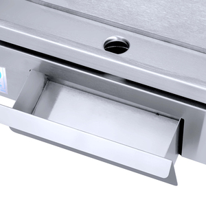 CE Certification Heavy Stainless Steel <strong>Flat</strong> Top Griddle Teppanyaki <strong>Grill</strong> HEG-820 - Product Image 3