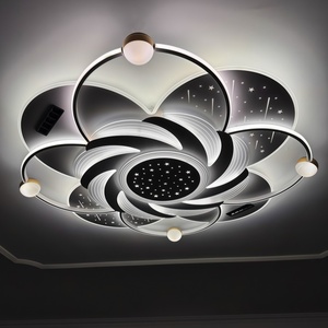 Lampes de plafond à LED modernes et atmosphériques, luminaire principal de luxe, montage en surface, télécommande 110v/220v 188W 2.4G, éclairage à intensité variable - Product Image 5