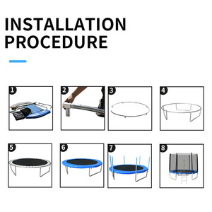 TOPKO Indoor/Outdoor <span class=keywords><strong>per</strong></span> adulti esercizio <span class=keywords><strong>Fitness</strong></span> trampolino commerciale <span class=keywords><strong>per</strong></span> il tempo libero PP materiale con la cintura di protezione rete salto tappetino <span class=keywords><strong>per</strong></span> bambini - Product Image 5