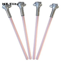 Sonda de Temperatura con Termopar PT100 Resistente al Desgaste para Uso Industrial, Certificación CE, Clasificación IP65, Rango de 0-1300°C, Plástico