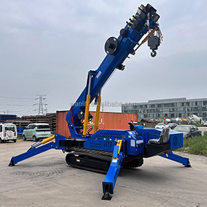 <span class=keywords><strong>Grue</strong></span> araignée sur chenilles à double alimentation 5 tonnes avec étais télescopiques et nacelle pour personnel - Product Image 5