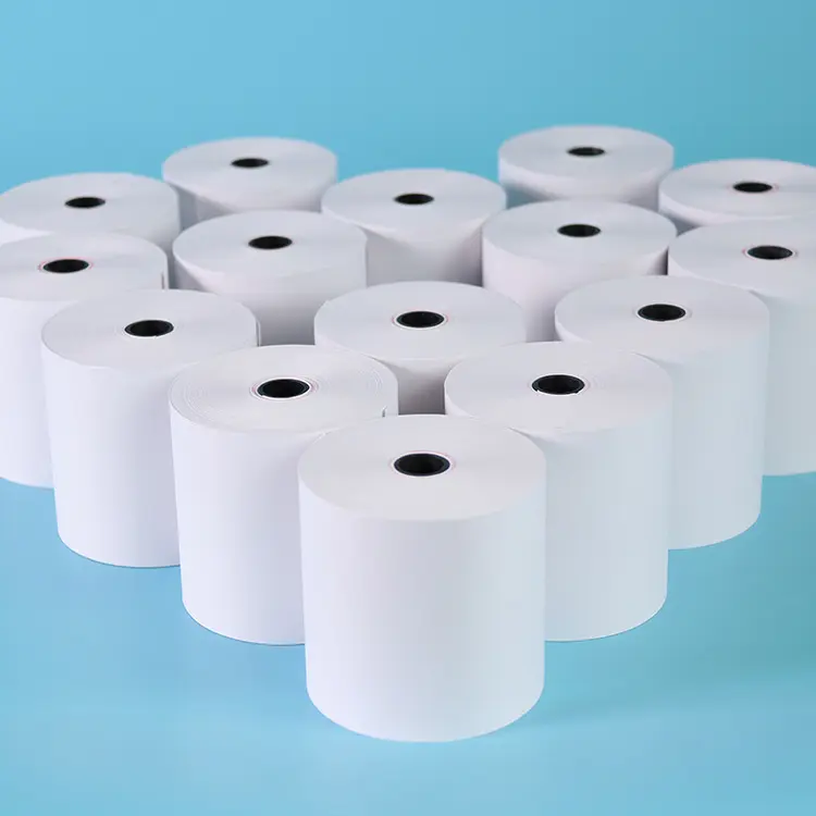 Rollo de papel térmico, serie 80MM, el más económico y eficiente de China, venta directa de fábrica