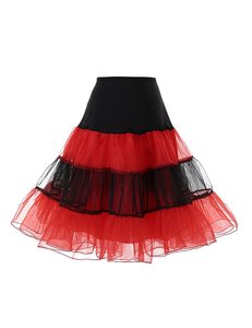 Jupes de dessous pour femmes de 65 cm de <span class=keywords><strong>long</strong></span>, style années 1950, pour robe de mariée vintage, tutu de ballet, jupe bouffante en <span class=keywords><strong>tulle</strong></span> - Product Image 5