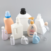 Bouteille en plastique HDPE de 1200 ml (40 oz) pour lessive, avec poignée latérale, vide, pour adoucissant textile, avec bouchon doseur – Vente en gros
