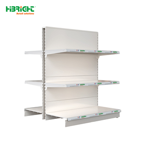 Estantería Metálica Negra de Una Cara para Exhibición en Tiendas, 5 Niveles, Estante de Pared para Supermercados con Cabecera Publicitaria para Tiendas de Conveniencia - Product Image 5