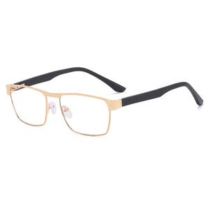 Bleu léger poids hommes lunettes progressives cadre carré Prescription lunettes Top qualité métal plaque <span class=keywords><strong>myopie</strong></span> <span class=keywords><strong>presbytie</strong></span> <span class=keywords><strong>lentilles</strong></span> - Product Image 4