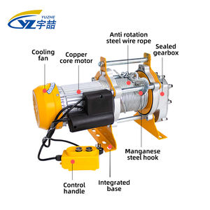 500 נייד ק "ג רעש נמוך הרמה ציוד 1000 ק" ג משק המפעל למכירה 220v בנייה מנוף - Product Image 6