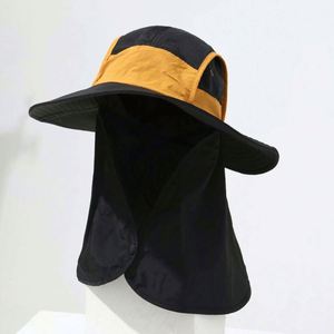 Chapeaux de pêche à large bord pour l'extérieur, protection solaire, protection du cou, chapeaux de safari et de jungle avec cordon - Product Image 4