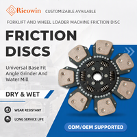 Disque d'embrayage à friction de type plaque de pression, disque à base de cuivre, plaque d'embrayage, disque de frein industriel, segments de friction industriels