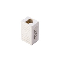 Coupleur RJ45 Cat6 en ligne femelle-femelle, connecteur de câble Ethernet, adaptateur d'extension de réseau