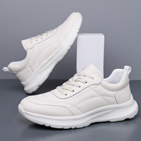 Vente en gros - Sneakers sans marque, chaussures décontractées blanches tendance, vente directe d'usine, possibilité de personnalisation du logo en gros