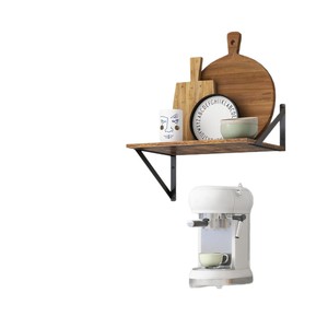 Wooden <b>Wall</b> <b>Mounted</b> <b>Shelf</b> Solid Wood Floating <b>Shelf</b> Rectangle Multipurpose Durable Bedroom Decorative Hanging <b>Shelf</b> - Product Image 5