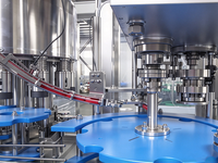Système d'alimentation par gravité à pression normale pour l'eau, le vin, le lait, le thé, les boissons, équipement de traitement, machine de remplissage et de bouchage de bouteilles en verre
