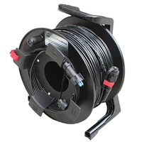 Bobines de cordon de raccordement à fibre LC-LC pour l'extérieur 300M 250M 200M 150M 100M Rouleaux de câble d'extension pour réseaux WiFi et 4G