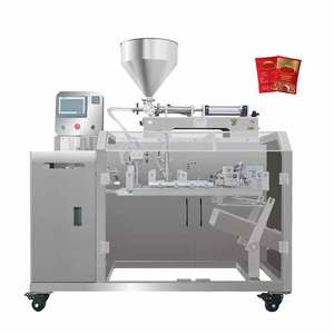 Bolsa prefabricada automática, salsa de tomate, pasta de ajo, loción de miel, jugo, agua, leche, líquido, Doypack, máquina de llenado de envoltura para alimentos - Product Image 1