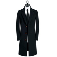 Mode hommes coupe-vent mi-longueur automne et hiver affaires décontracté Double face Nizi manteau hommes coréen laine manteau