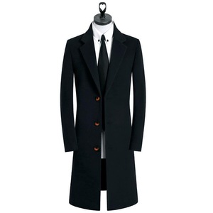 Mode hommes coupe-vent mi-longueur automne et hiver affaires décontracté Double face <span class=keywords><strong>Nizi</strong></span> manteau hommes coréen laine manteau - Product Image 6