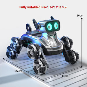 AiJH Intelligent 8-Wheel RC <span class=keywords><strong>Robot</strong></span> Dog Stunt Car Climbing Pet Vehicle Walking Remote Control Dog Toy for Kids - Product Image 6