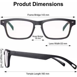 Gafas Inteligentes Tulbeys AI KY01 Rectangulares con Batería de Polímero de Litio, Lentes de Color Cambiante, Protección UV para Hombres y Mujeres - Product Image 6