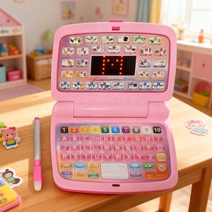 Máy tính bảng học tập song ngữ Anh - Tây Ban Nha SamToyCn bán buôn, đồ chơi giáo dục cho trẻ em, chất liệu nhựa, an toàn cho trẻ, sử dụng pin - Product Image 2