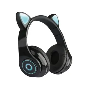 2024 online selling kids gaming cat ears auriculares bluetooths wireless headphones with mic