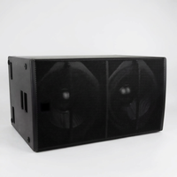 LMO X218 Subwoofer Actif Professionnel de Scène 18 pouces à Aimant Néodyme avec Connexion Wood Caron, Haute Puissance, pour Audio de Salle