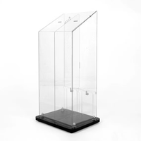 Boîte de collecte de jetons de vote en acrylique transparent personnalisée à plusieurs compartiments, haute, pour événements de collectes de fonds et de dons