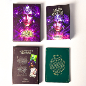 Baraja de Cartas de <span class=keywords><strong>Tarot</strong></span> Oracle de Alta Calidad, Personalizada y Completamente a Medida, con Caja con Tapa y Base - Product Image 2